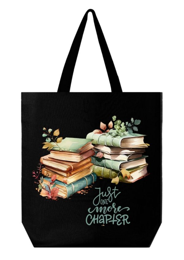 Product Image and Link for JUST ONE MORE CHAPTER EVERYDAY CANVAS TOTE