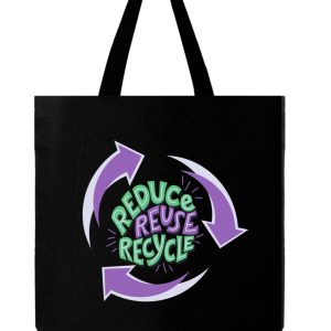 Product Image and Link for REDUCE REUSE RECYCLE EVERYDAY CANVAS TOTE