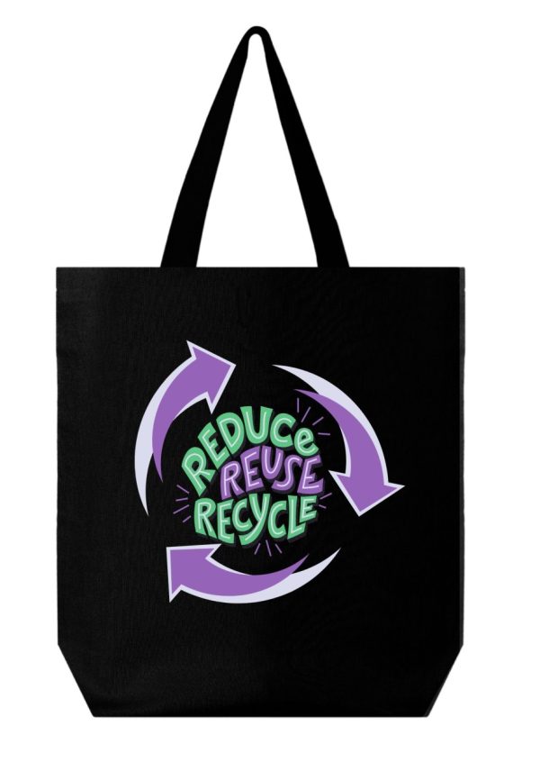 Product Image and Link for REDUCE REUSE RECYCLE EVERYDAY CANVAS TOTE