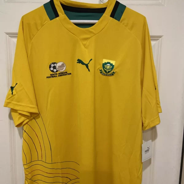 Product Image and Link for South Africa 2012 Home Puma Football Shirt Men’s Size 2XL