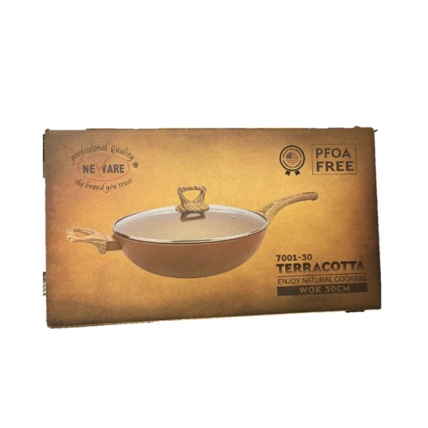 Product Image and Link for Non-Stick 12″/32cm Terracotta Wok